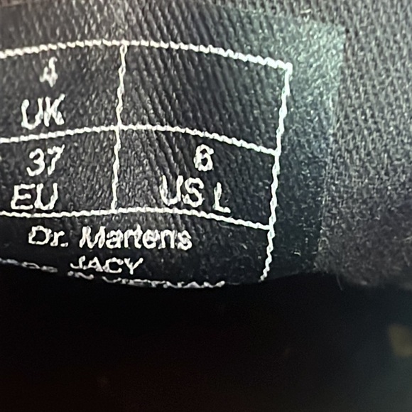 DR Martens Jacy Shoes Lowtop Canvas Womens 6 Air Wair Bouncing Soles Skater - Picture 6 of 9